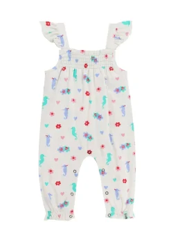 Lilly & Sid Multicoloured Seahorse Print Romper (0- 24 Months)