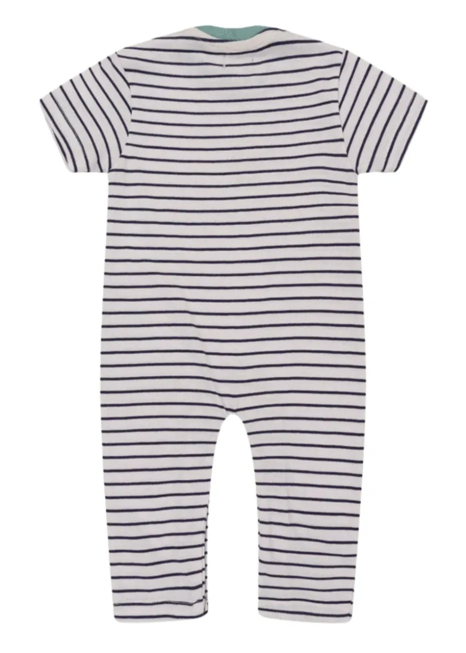 Lilly & Sid Multicoloured Car Applique Romper (0-12 Months)