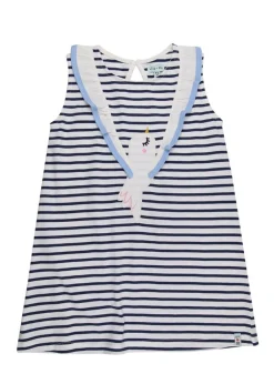 Lilly & Sid Multicoloured Betty Bird Applique Dress (0-8 Years)