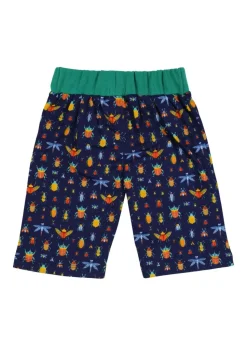 Lilly & Sid Multicoloured Bugs & Stripe Print Short 2 pack (0-8 Years)