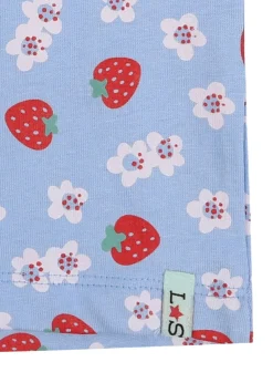 Lilly & Sid Multicoloured Strawberry & Stripe Print Top 2 pack (0-8 Years)