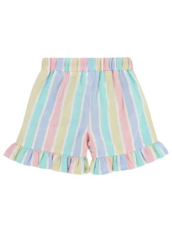 Lilly & Sid Multicoloured Deckchair Stripe Print Shorts (24 Months- 7 Years)