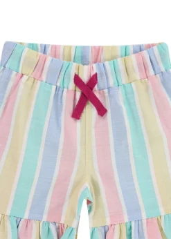 Lilly & Sid Multicoloured Deckchair Stripe Print Shorts (24 Months- 7 Years)
