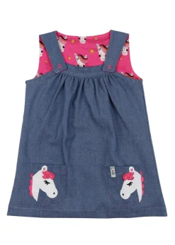 Lilly & Sid Multicoloured Horse Print Dress (0 Months-24 Months)
