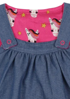 Lilly & Sid Multicoloured Horse Print Dress (0 Months-24 Months)