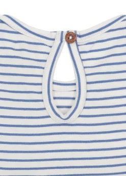 Lilly & Sid Navy Check & Stripe Dress (0-8 Years)