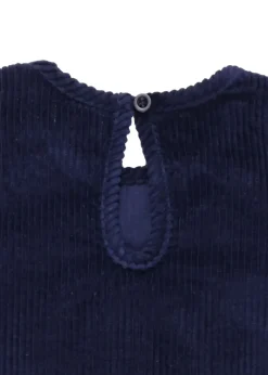 Lilly & Sid Navy Horse Face Applique Dress (0-8 Years)