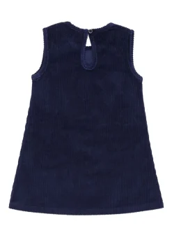 Lilly & Sid Navy Horse Face Applique Dress (0-8 Years)