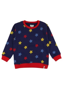 Lilly & Sid Navy Star Print Sweatshirt (0-8 Years)