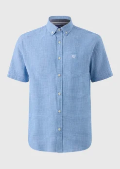Lincoln Blue Textured Shirt