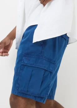 Lincoln Blue Washed Cargo Shorts