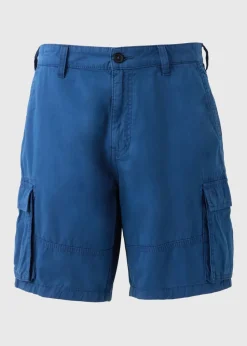 Lincoln Blue Washed Cargo Shorts
