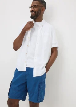 Lincoln Blue Washed Cargo Shorts