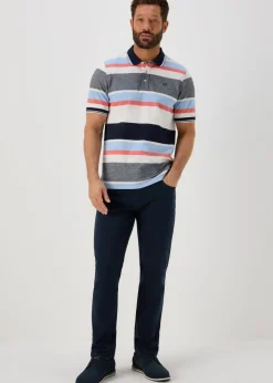 Lincoln Navy 5 Pocket Trousers