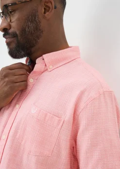 Lincoln Pink Textured Shirt