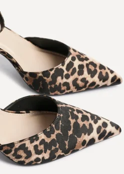Linzi Thea Leopard Print Classic Stiletto Court Heel