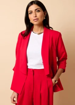 Little Mistress Red Co-Ord Blazer By Vicky Pattison