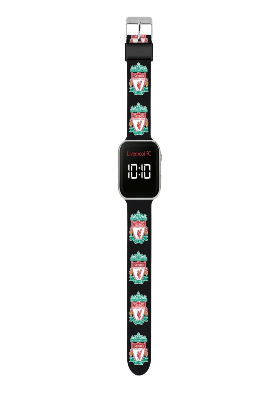 Liverpool Football Club Official Black LED Watch