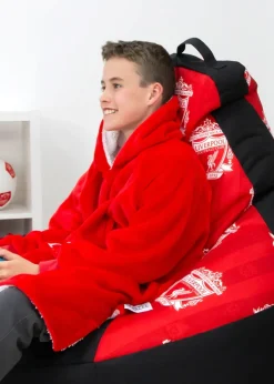 Liverpool High Back Red Lounging Gaming Bean Chair