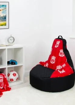 Liverpool High Back Red Lounging Gaming Bean Chair