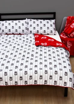 Liverpool Stripe Coverless Reversible Quilt Duvet Cover Set