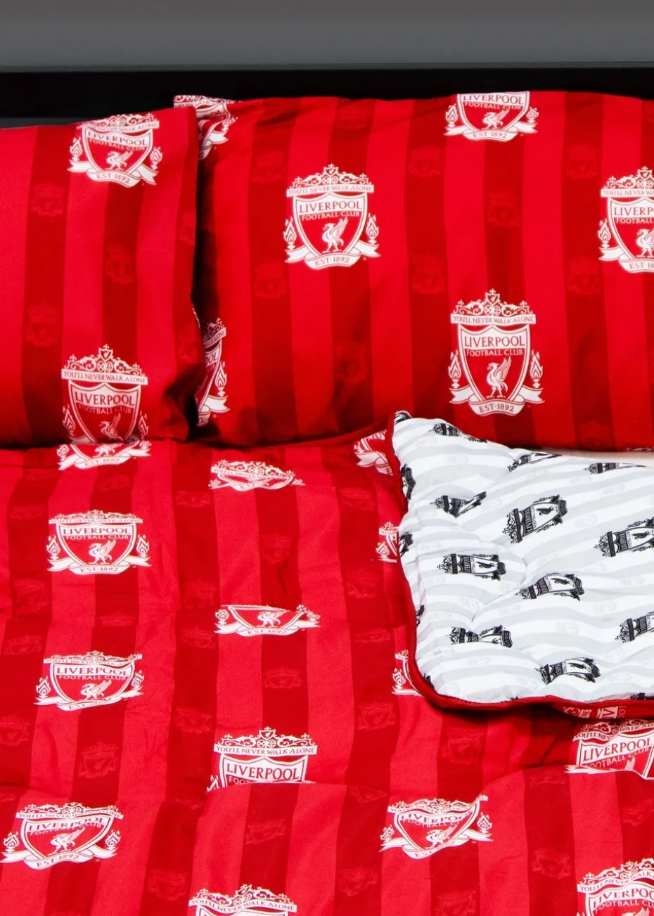 Liverpool Stripe Coverless Reversible Quilt Duvet Cover Set
