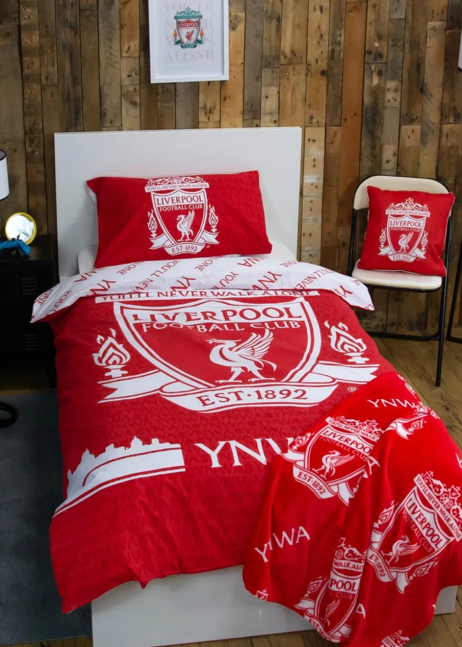Liverpool Tone Reversible Duvet Cover Set