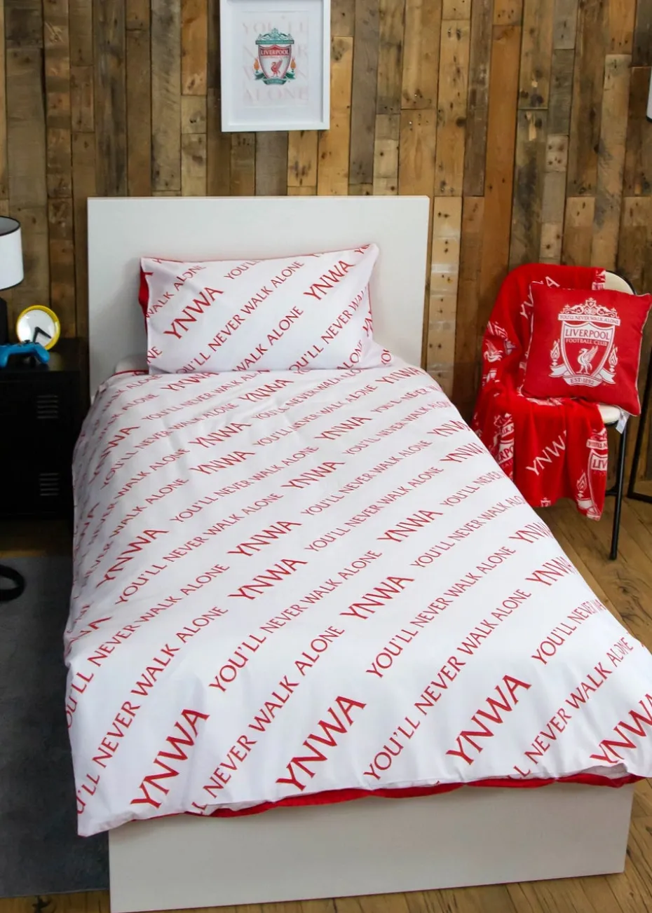 Liverpool Tone Reversible Duvet Cover Set