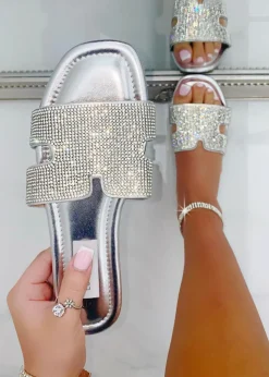 Love Lemonade Silver Crystal Lush Halo Sliders