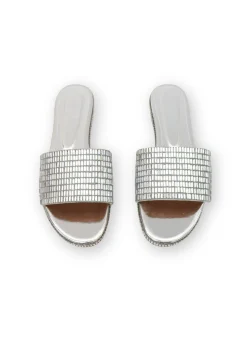 Love Lemonade Silver Sparkly Disco Ball Sliders