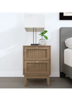 LPD Furniture Bordeaux Bedside Cabinet (587x355x400mm)