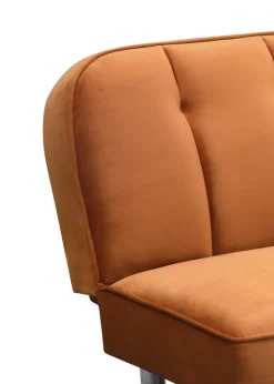 LPD Furniture Brighton Orange Sofa Bed