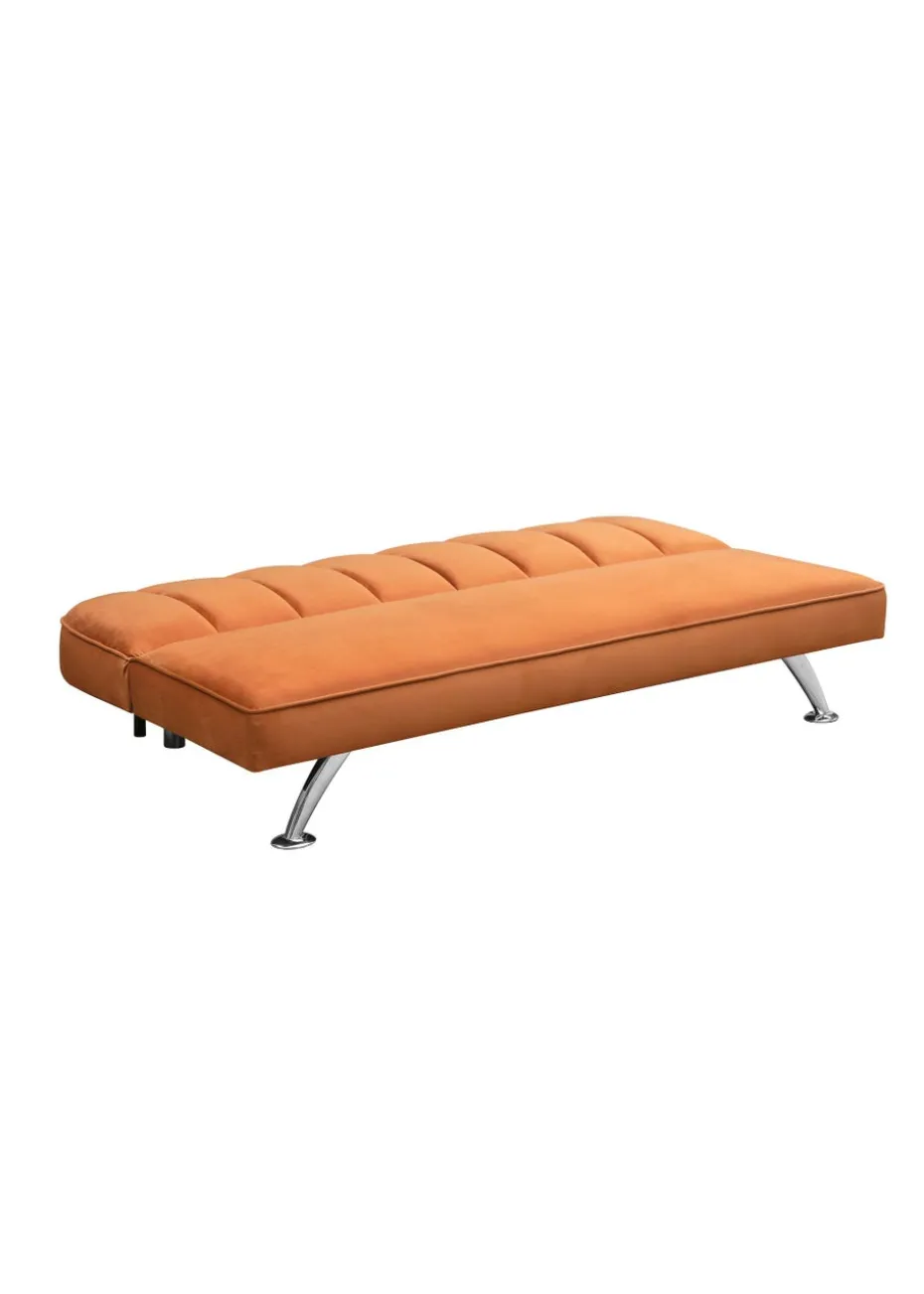 LPD Furniture Brighton Orange Sofa Bed