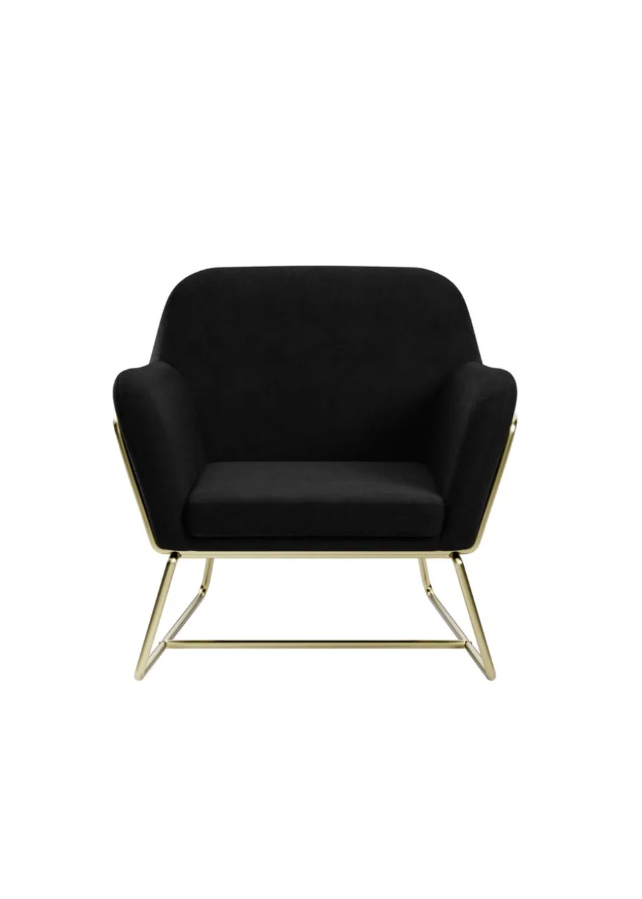 LPD Furniture Charles Armchair Black (765x660x755mm)