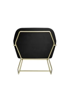 LPD Furniture Charles Armchair Black (765x660x755mm)