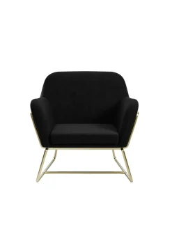LPD Furniture Charles Armchair Black (765x660x755mm)