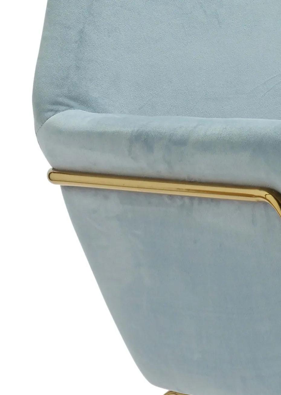 LPD Furniture Charles Armchair Sky Blue (765x660x755mm)