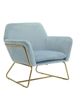 LPD Furniture Charles Armchair Sky Blue (765x660x755mm)
