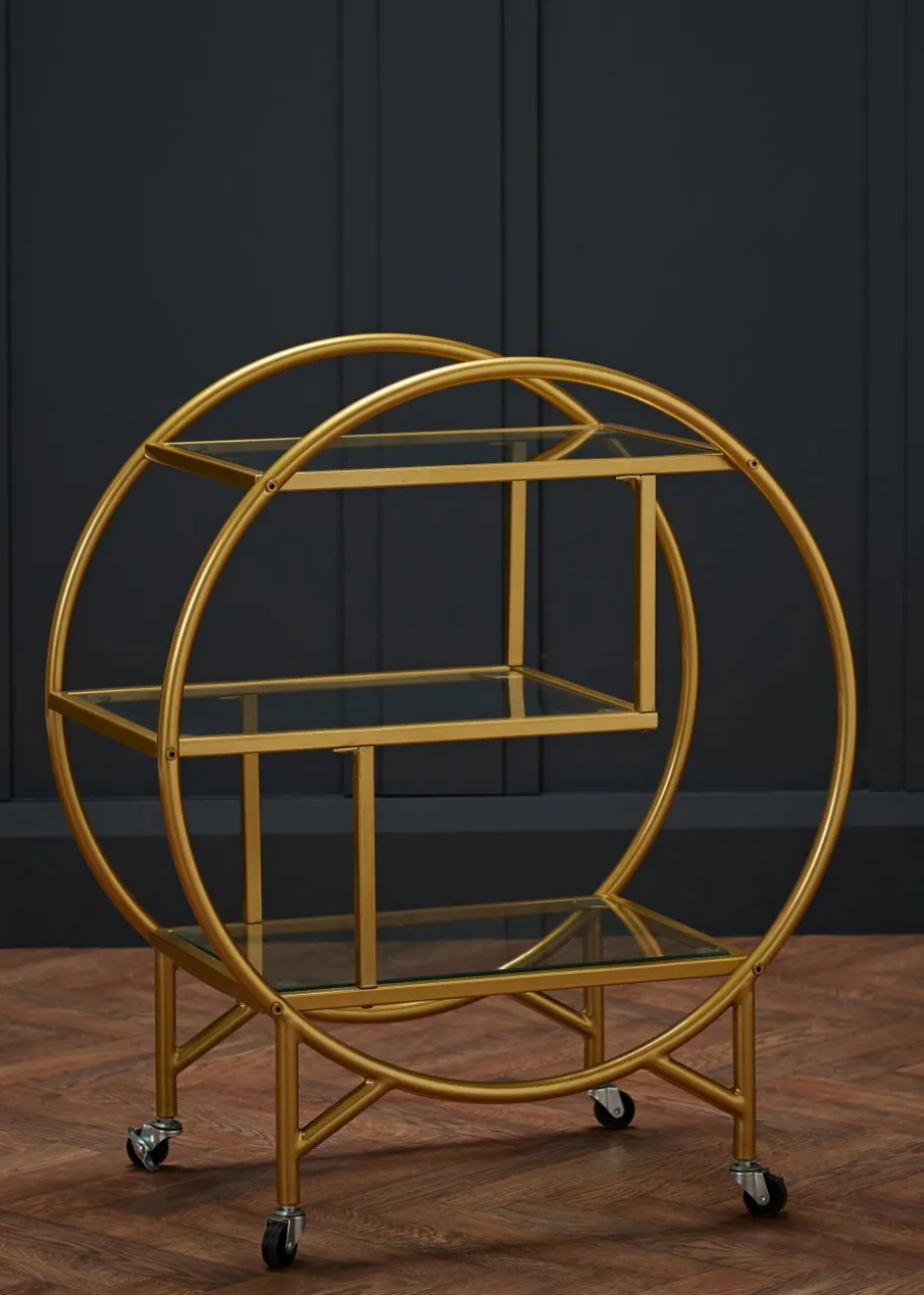 LPD Furniture Dixie Drinks Trolley (780x336x680mm)