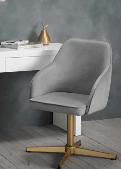 LPD Furniture Felix Office Chair Grey (860x570x605mm)