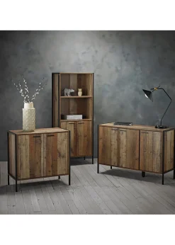 LPD Furniture Hoxton Bookcase-Display Cabinet (1600x400x638mm)