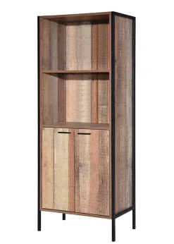 LPD Furniture Hoxton Bookcase-Display Cabinet (1600x400x638mm)