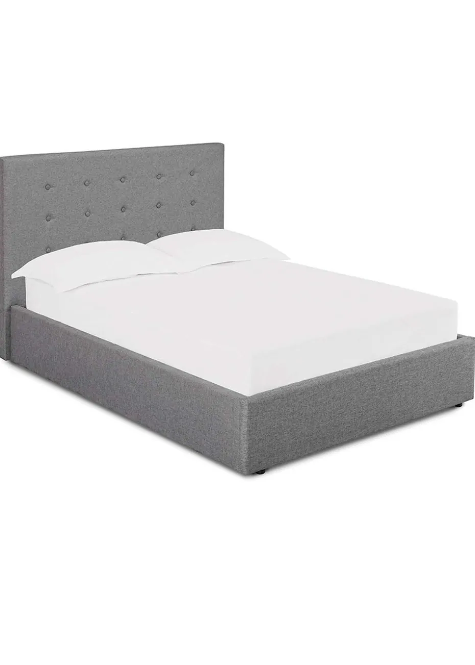 LPD Furniture Lucca Grey Bed