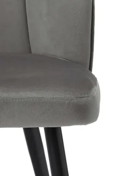 LPD Furniture Set of 2 Orla Dining Chair Grey (815x625x540mm)