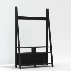 LPD Furniture Tiva Ladder TV Unit Black (1754x386x1050mm)