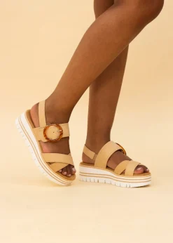 Lunar Beige Elise Sandal