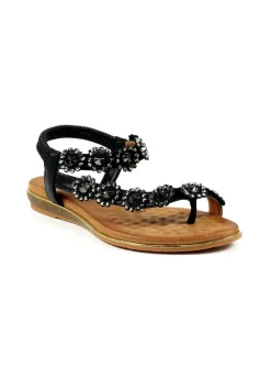 Lunar Black Charlotte II Sandal