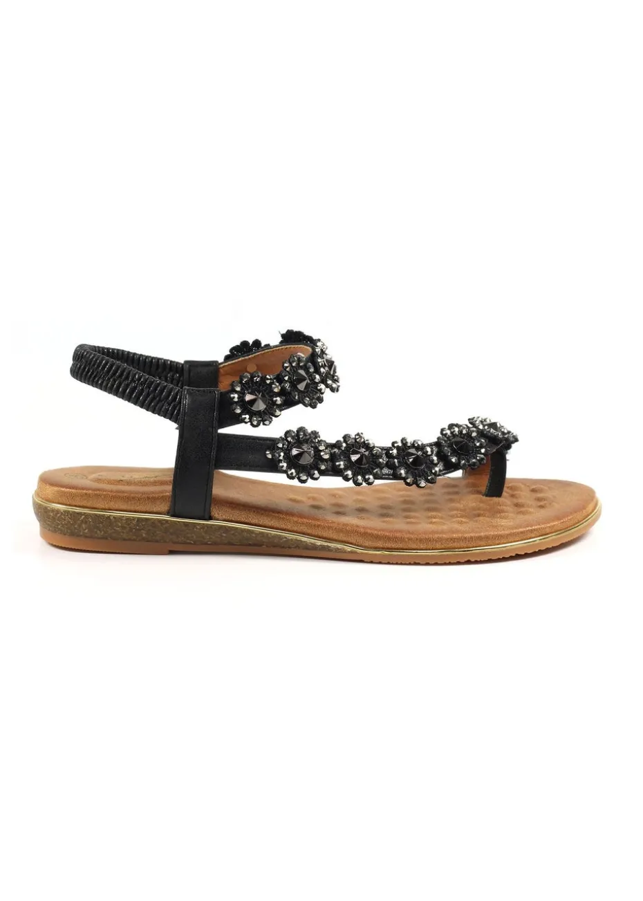 Lunar Black Charlotte II Sandal