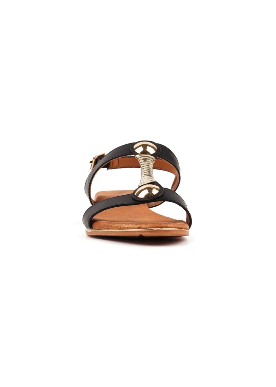 Lunar Black Renoir Sandal