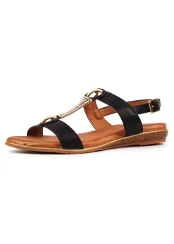 Lunar Black Renoir Sandal